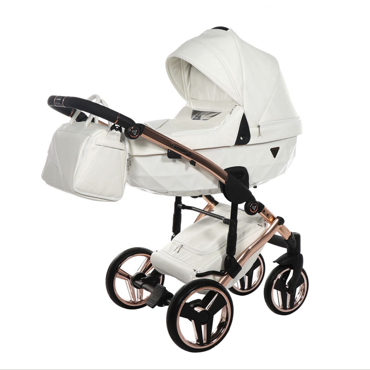 Коляска Junama Diamond Individual V3 white/copper