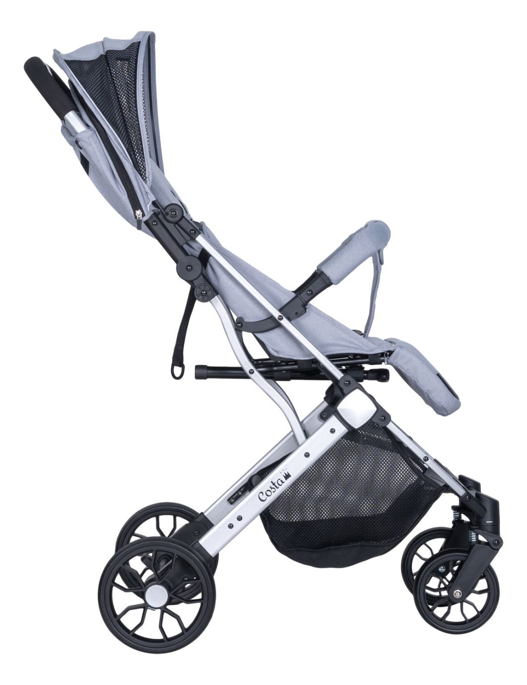 Коляска детская прогулочная COSTA Linda Silver