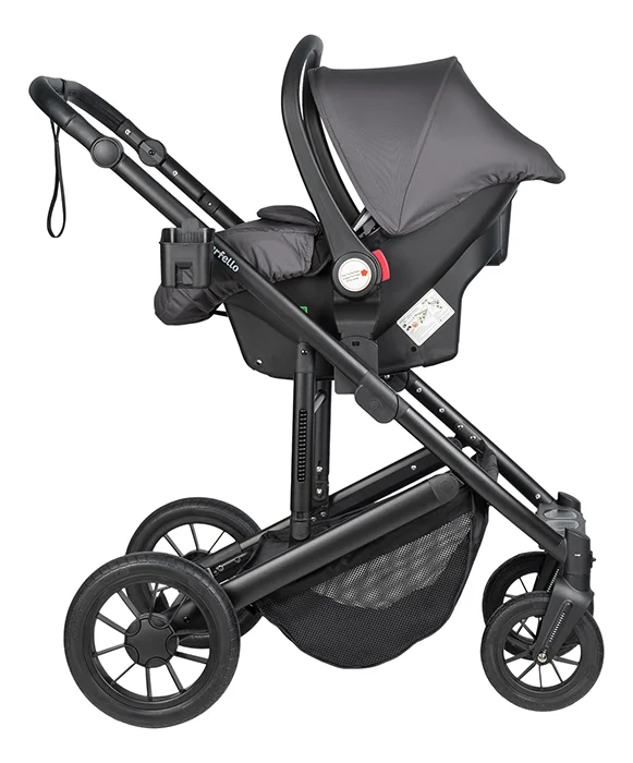 Коляска модульная 3в1 Sola Trio Comfort графитовый