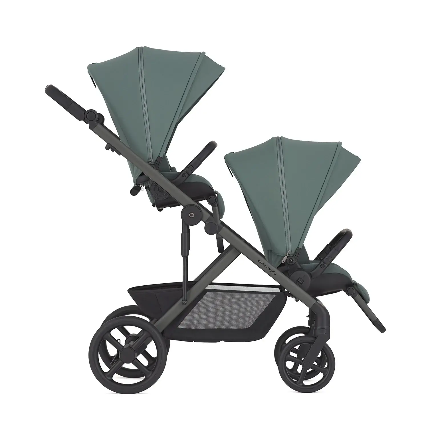Коляска для двойни 2 в 1 Anex Modu Greeny