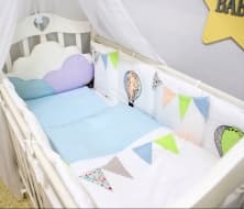 Комплект в детскую кроватку Воздушные шары