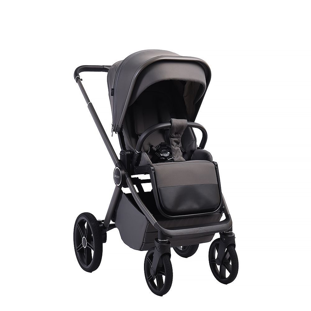 Коляска 2в1 Peppy Monaco Plus Antrazit (рама серая)