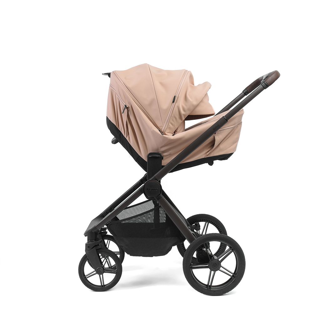 Коляска 2в1 Peppy Soho Rose (рама серо-бежевый)
