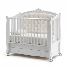 Детская кроватка с ящиком и маятником Жанетт new