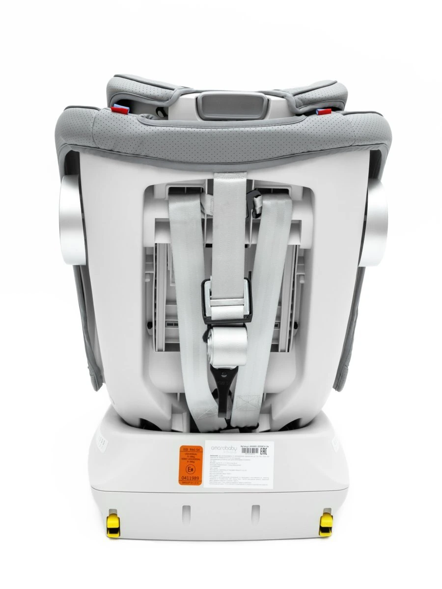 Автокресло детское CHAMPION, Isofix класс D, группа 0+/1/2/3 серый