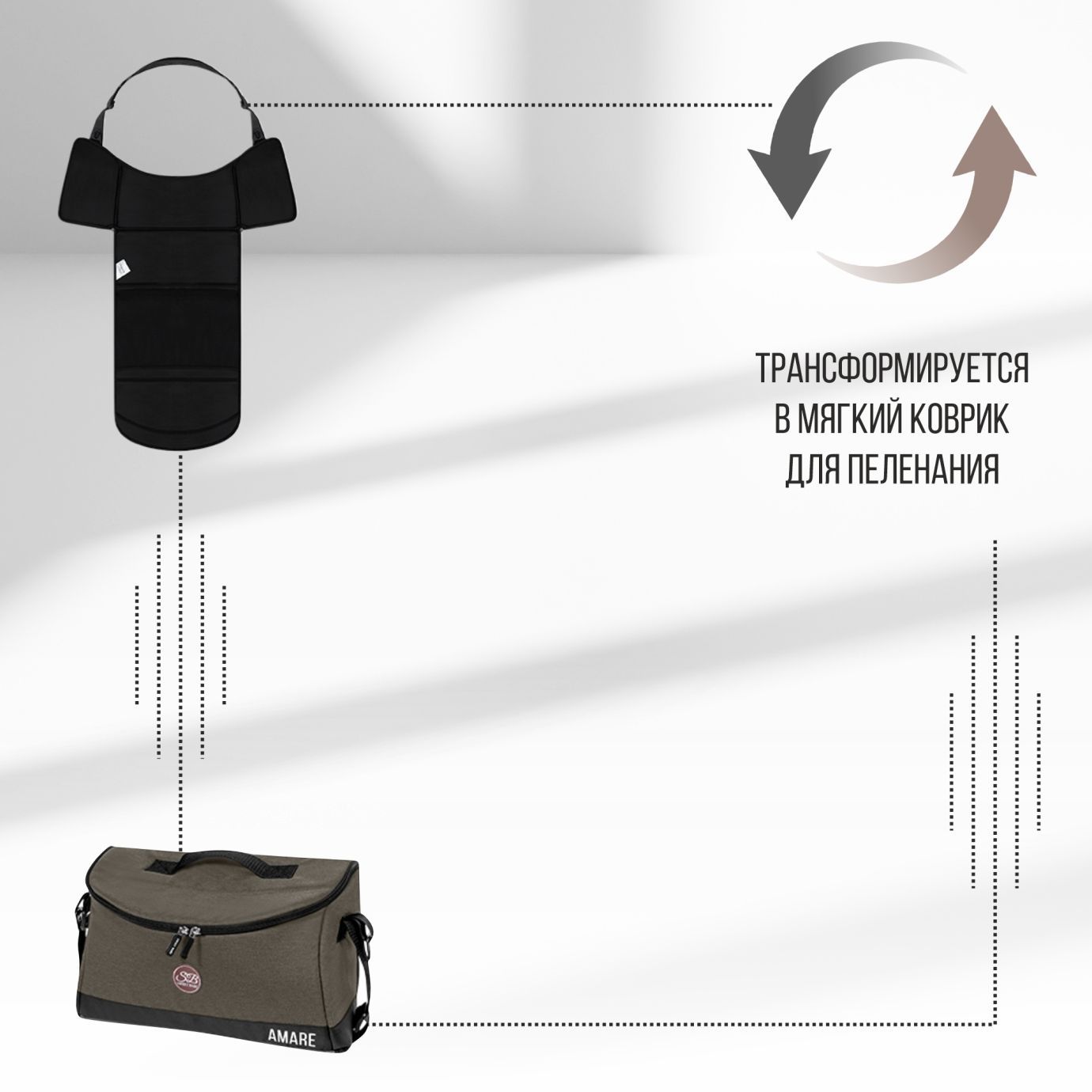 Коляска Amare 3в1