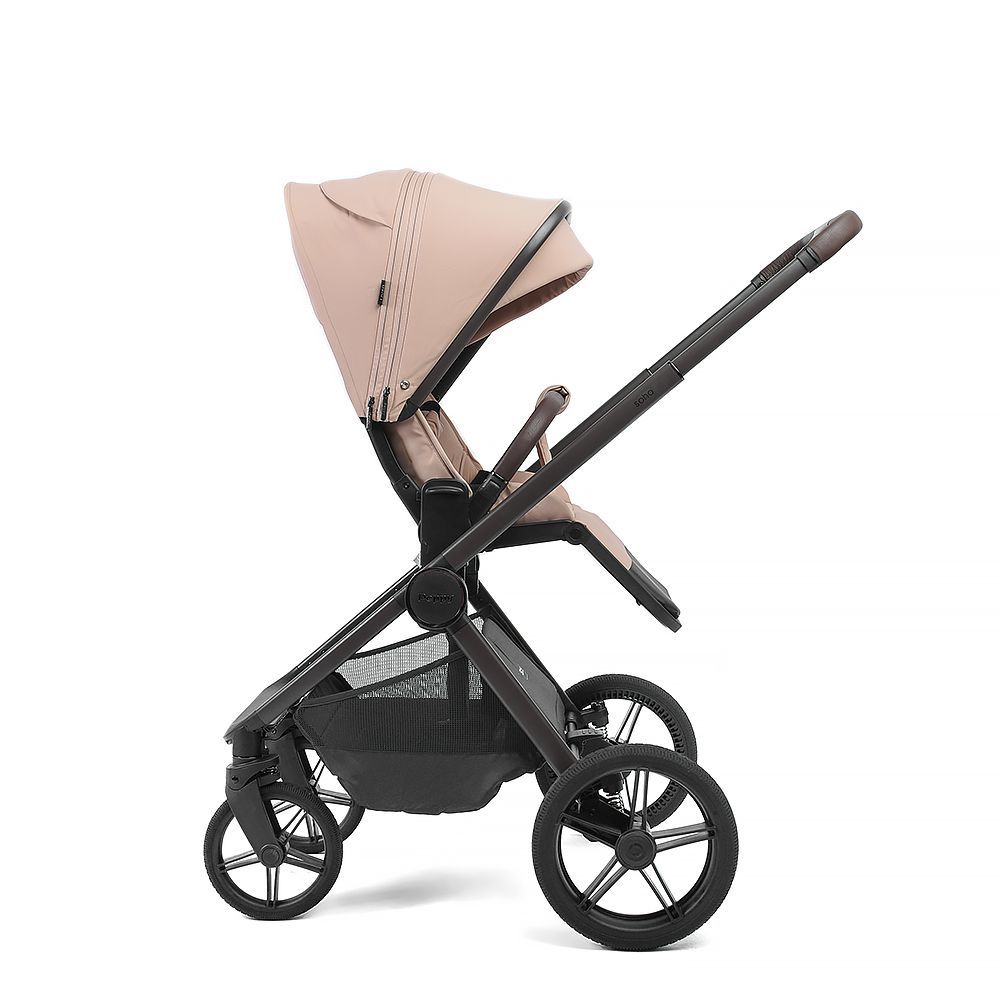 Коляска 2в1 Peppy Soho Rose (рама серо-бежевый)