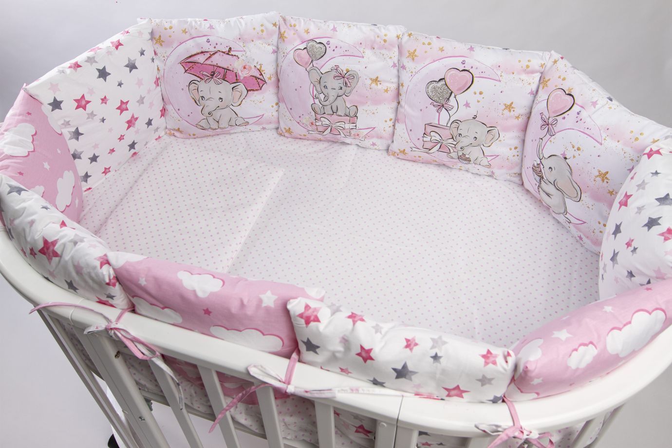 Комплект 17 предметов "слоник розовый"