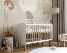 Кроватка Лея белая