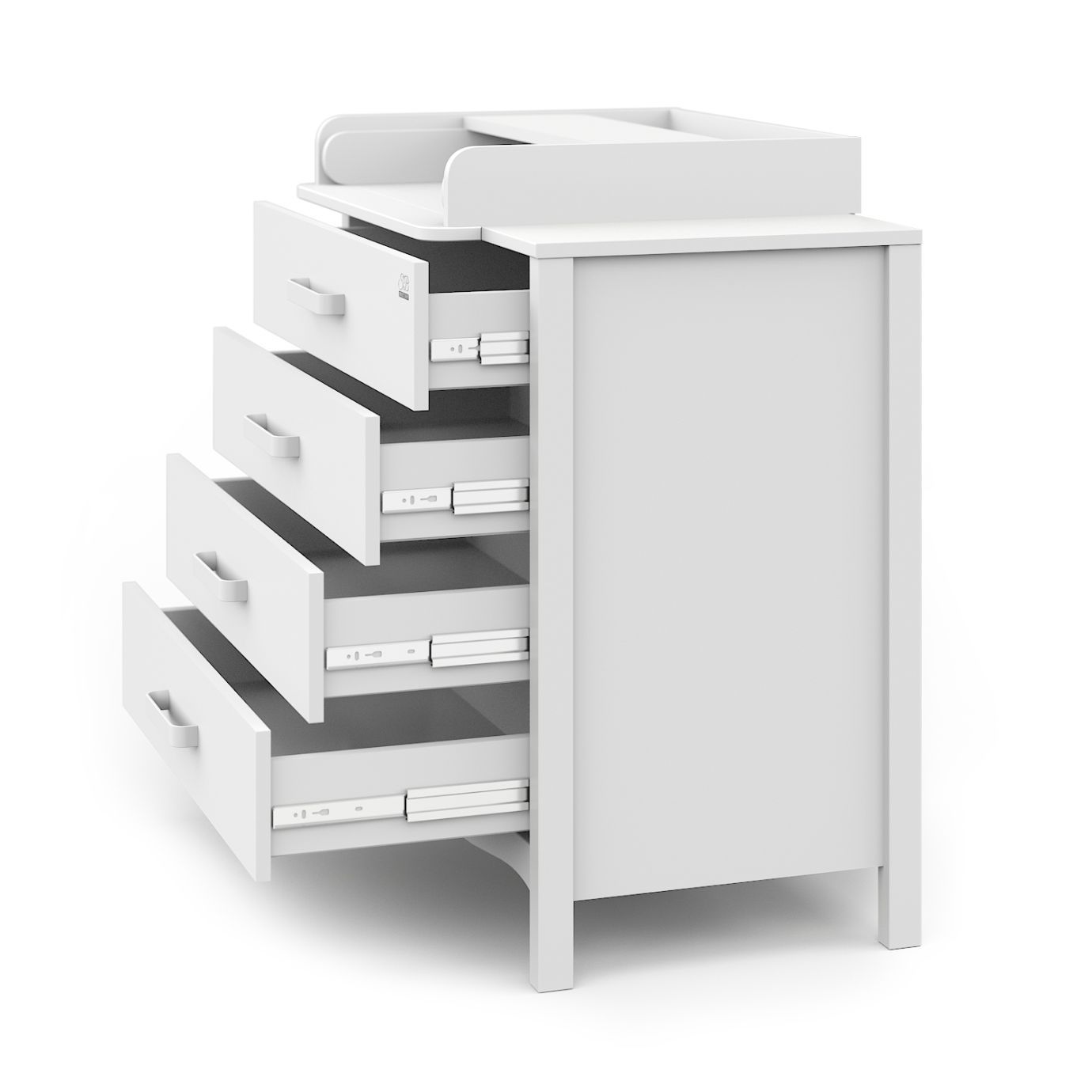 Пеленальный комод Maestro Белый/белый