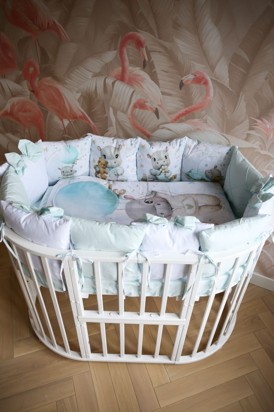 Комплект 17 предметов премиум "бегемотики"