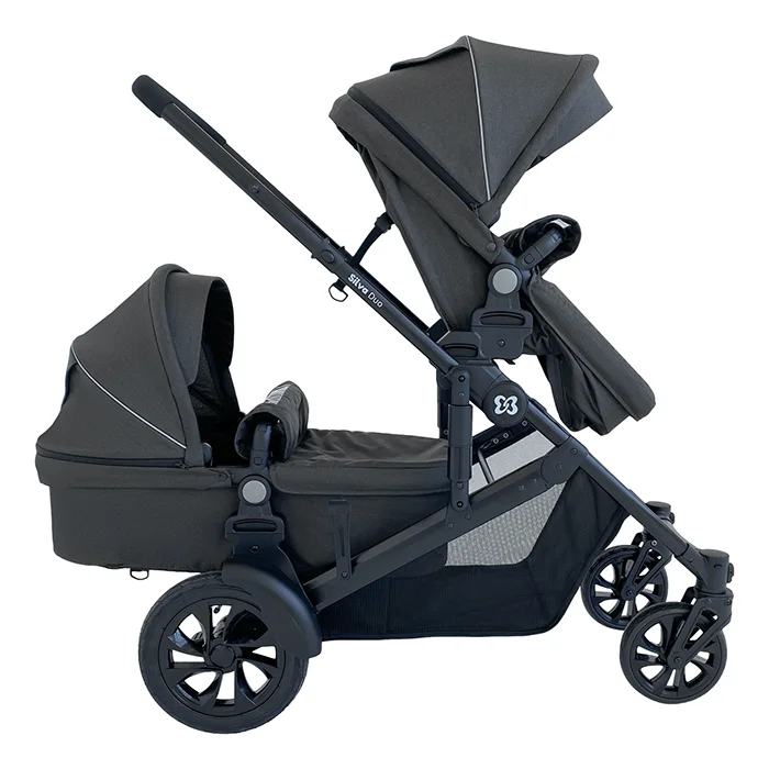 Коляска трансформер для двойни Silva Duo