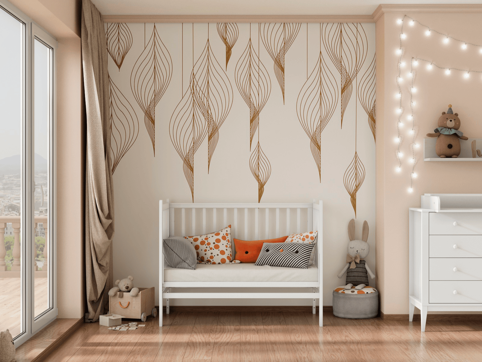 Кроватка Lunna Lika белый