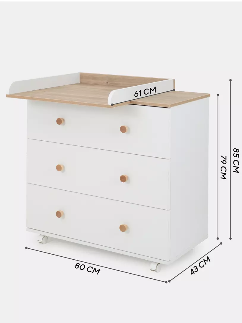 Комод Rant Elsa 800/3 CLOUD WHITE