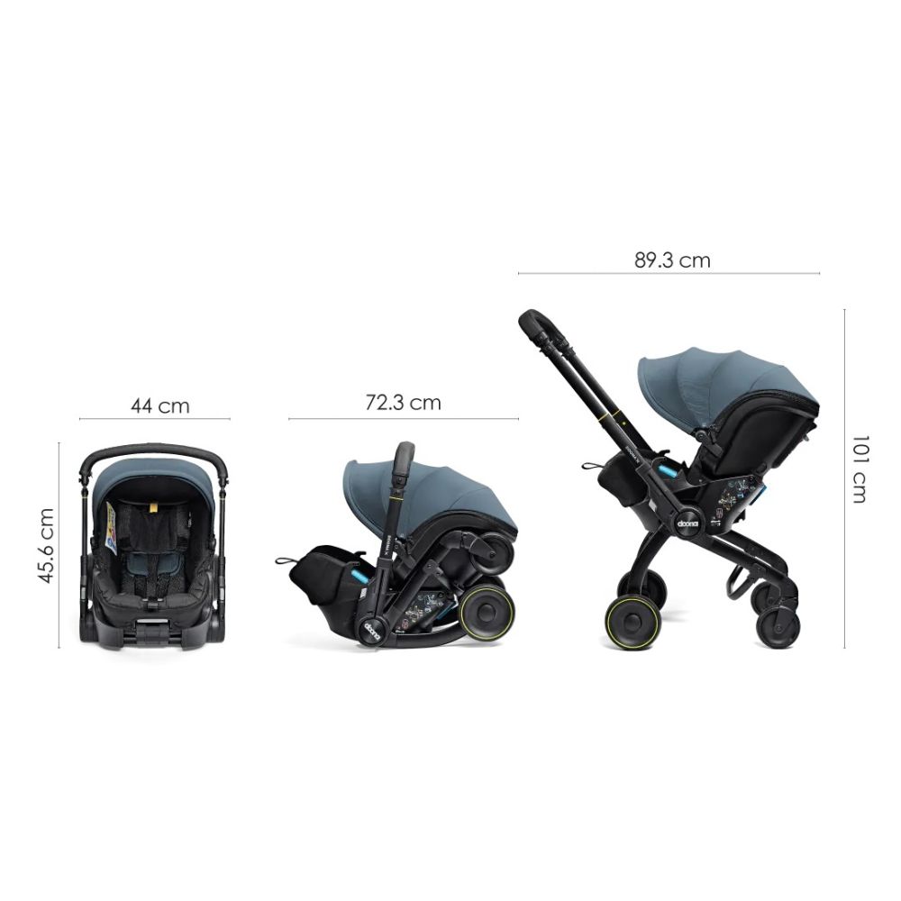 Коляска-автокресло Doona X Ocean Blue