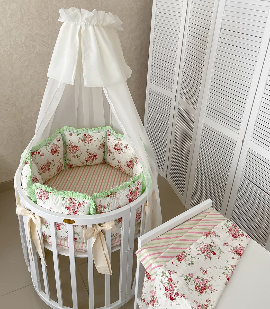 Комплект в кроватку дизайнерский "Прованс"