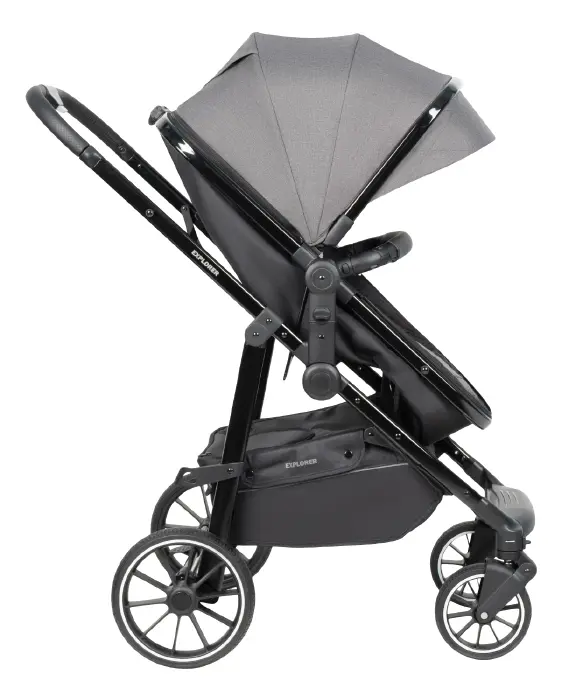 Коляска трансформер EXPLORER серый