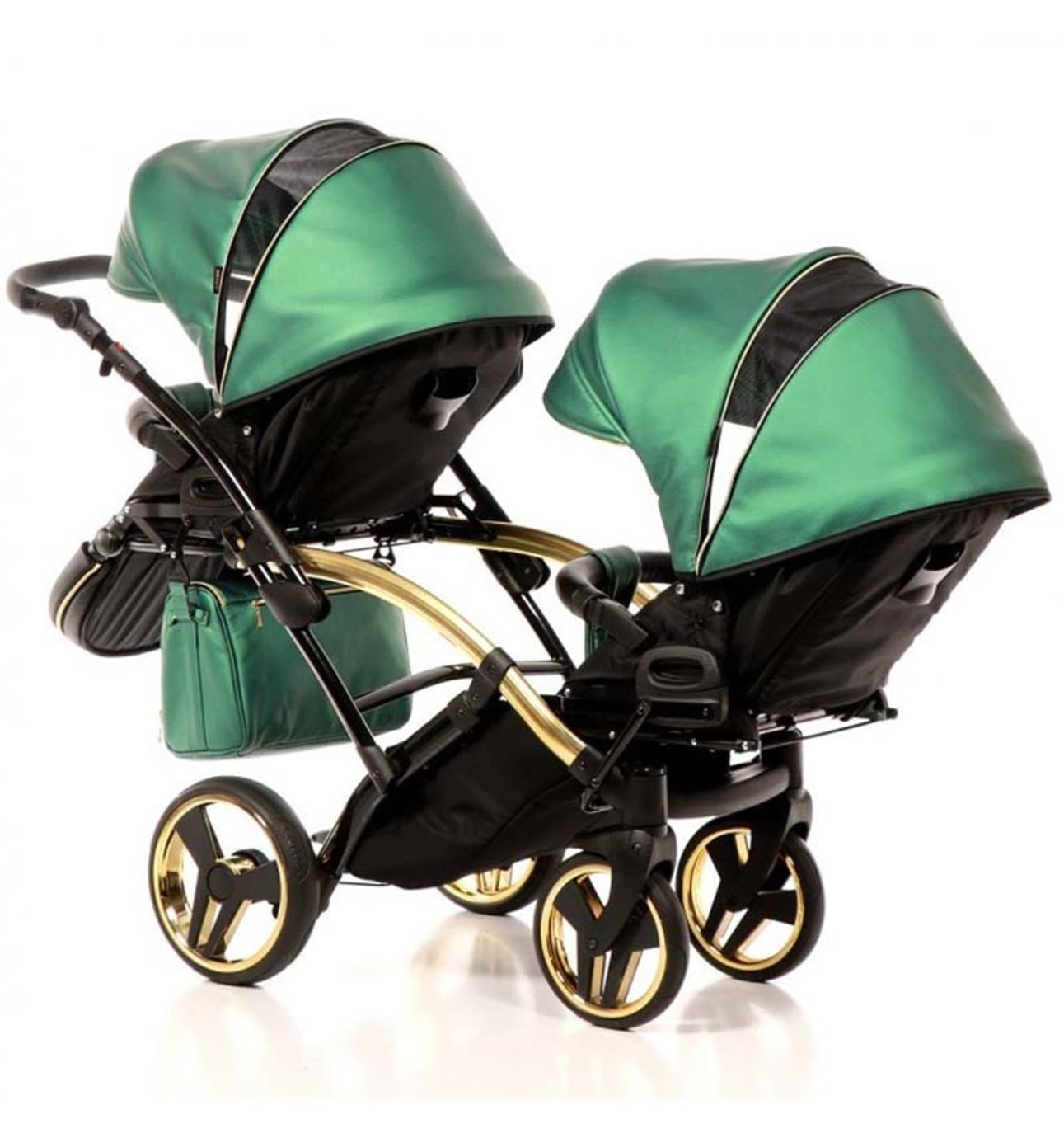 Коляска для двойни Junama Diamond Fluo line Duo Slim