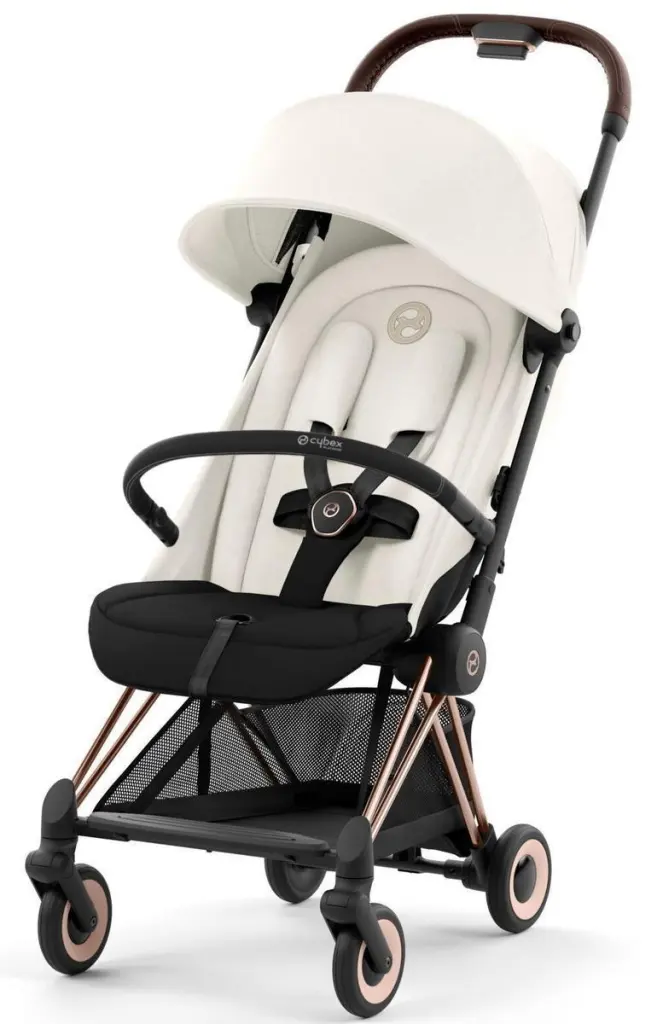 White and best sale rose gold pram