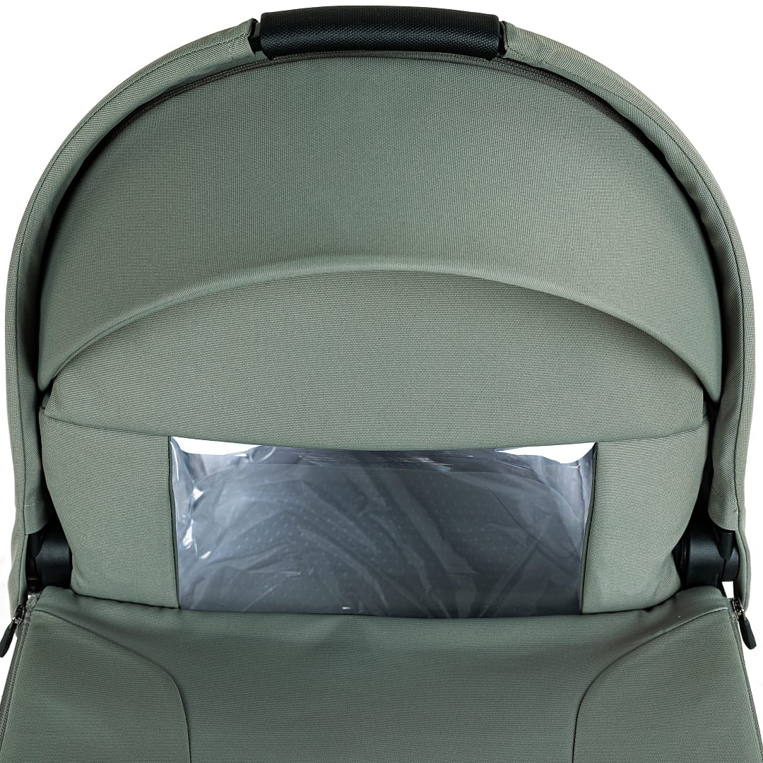 Коляска 2 в1 Teffy короб+прогулка Sage Green/Graphite
