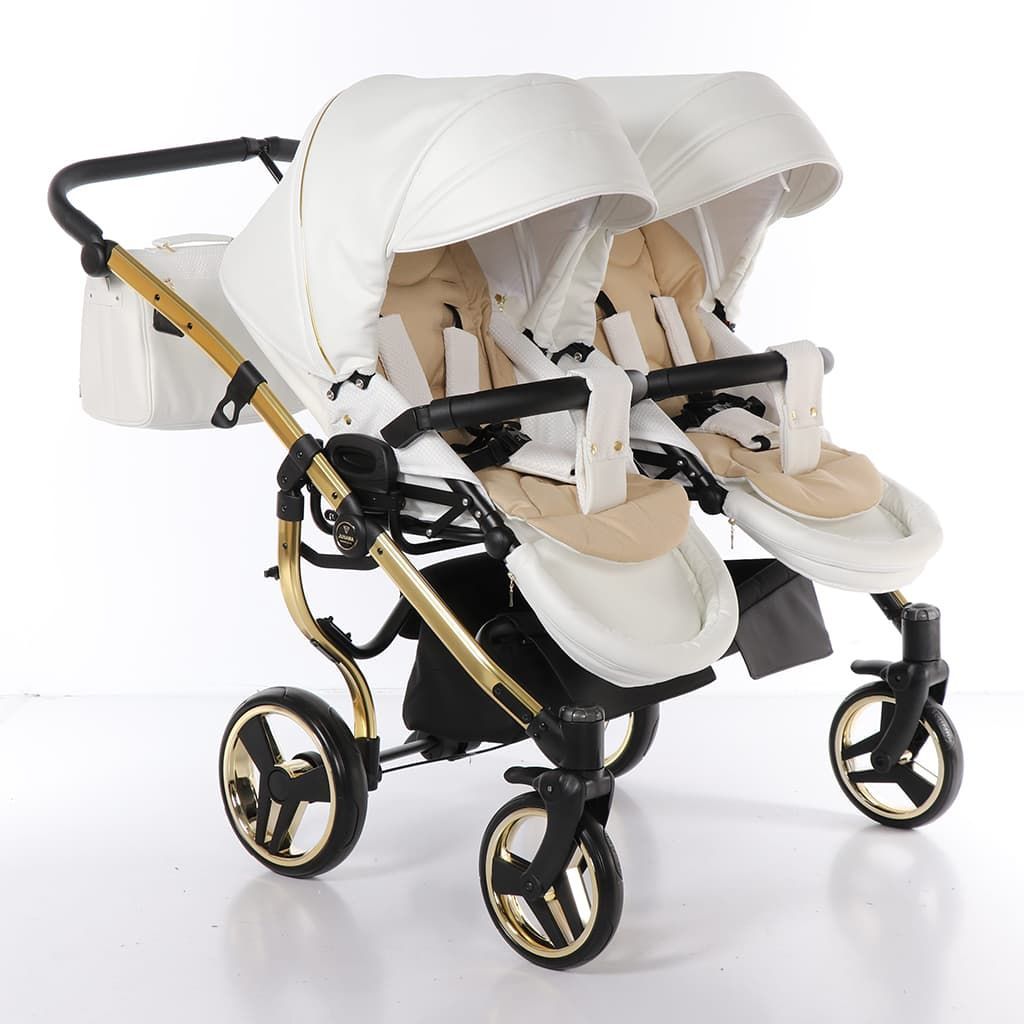 Коляска для двойни Junama Mirror Satin Duo