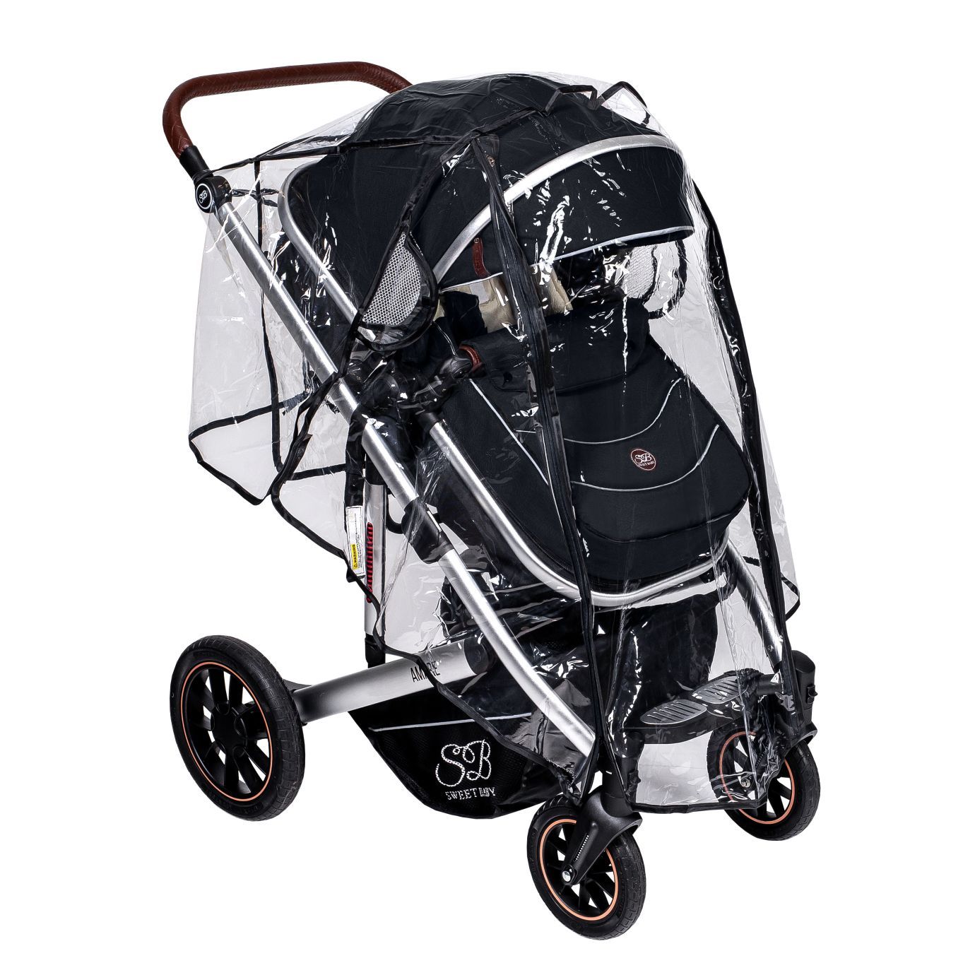 Коляска-трансформер Amare Black