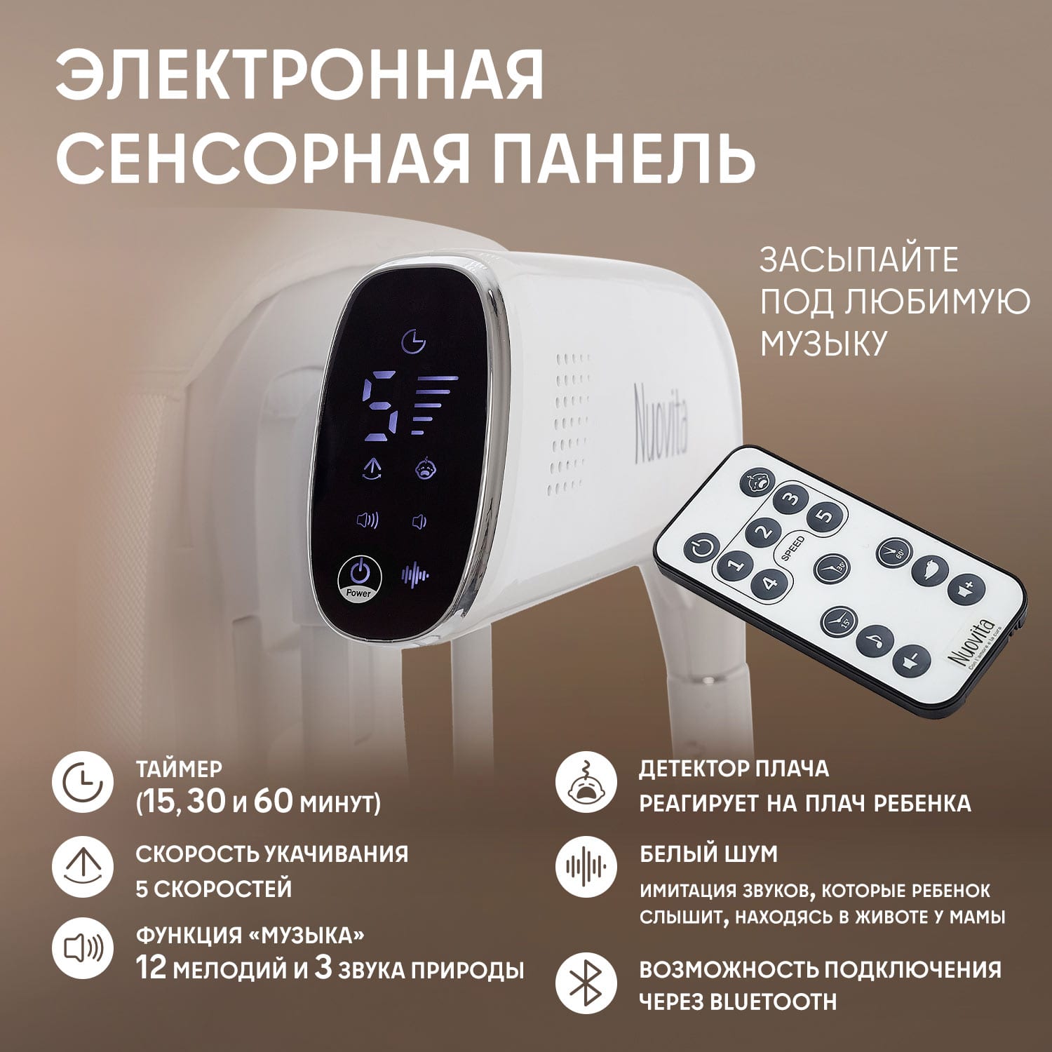 Колыбель Nuovita Accanto Bello Latteria