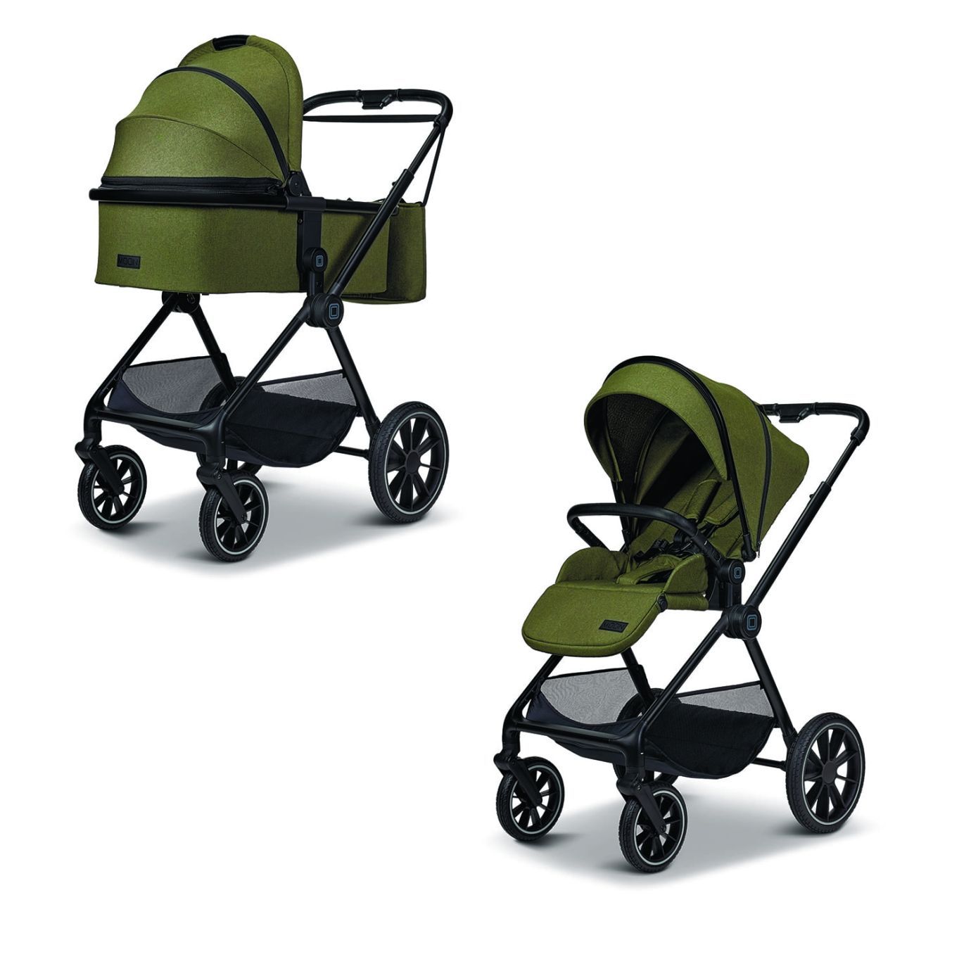 Коляска детская 2в1 Clicc moss/melange 2025