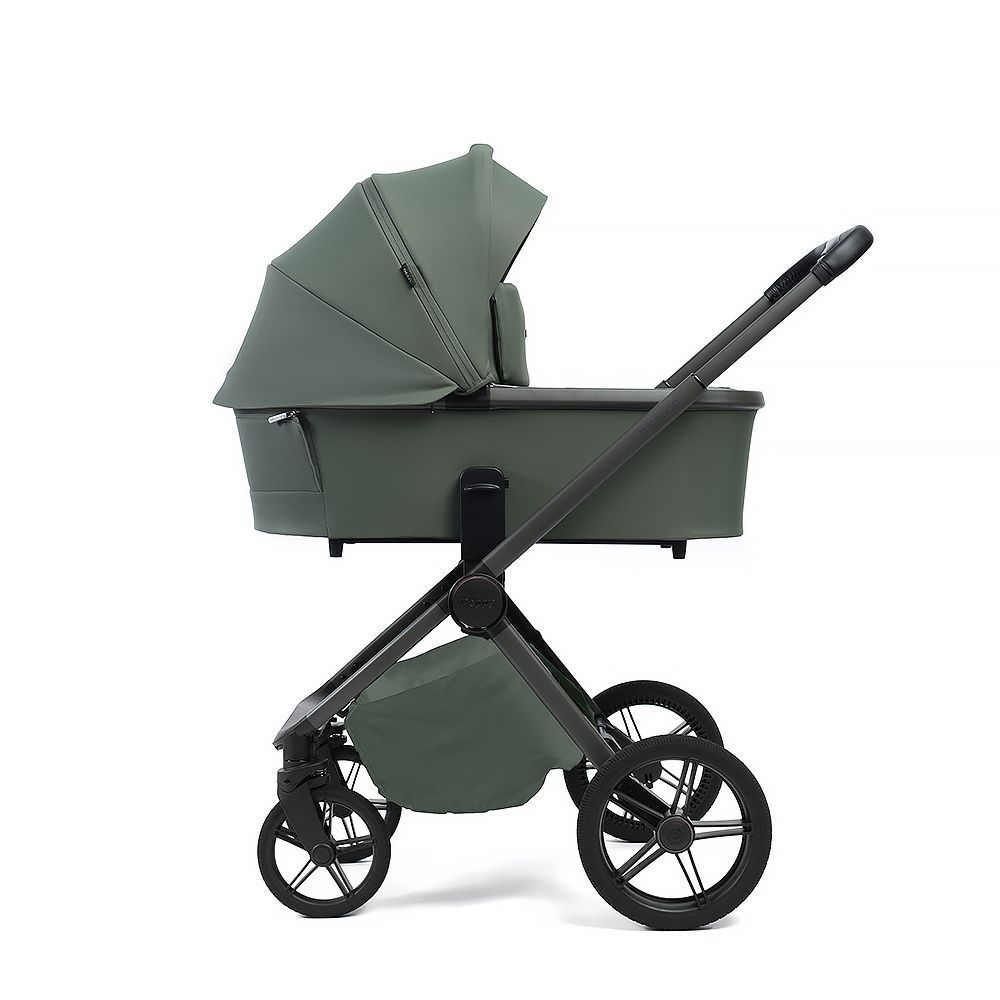 Коляска 2в1 Peppy Monaco Plus Oliva Green (рама серая)