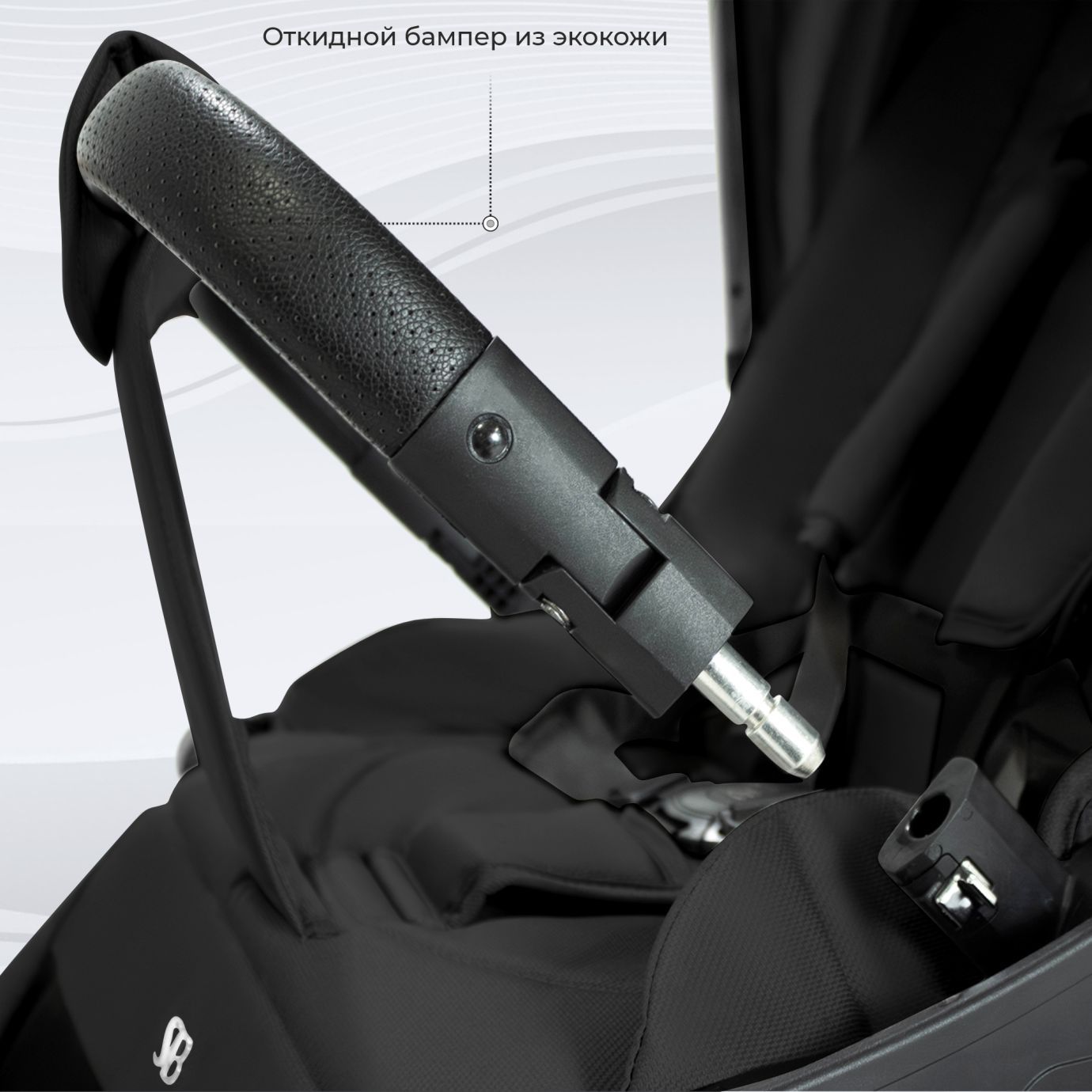 Коляска Vento Silver Black