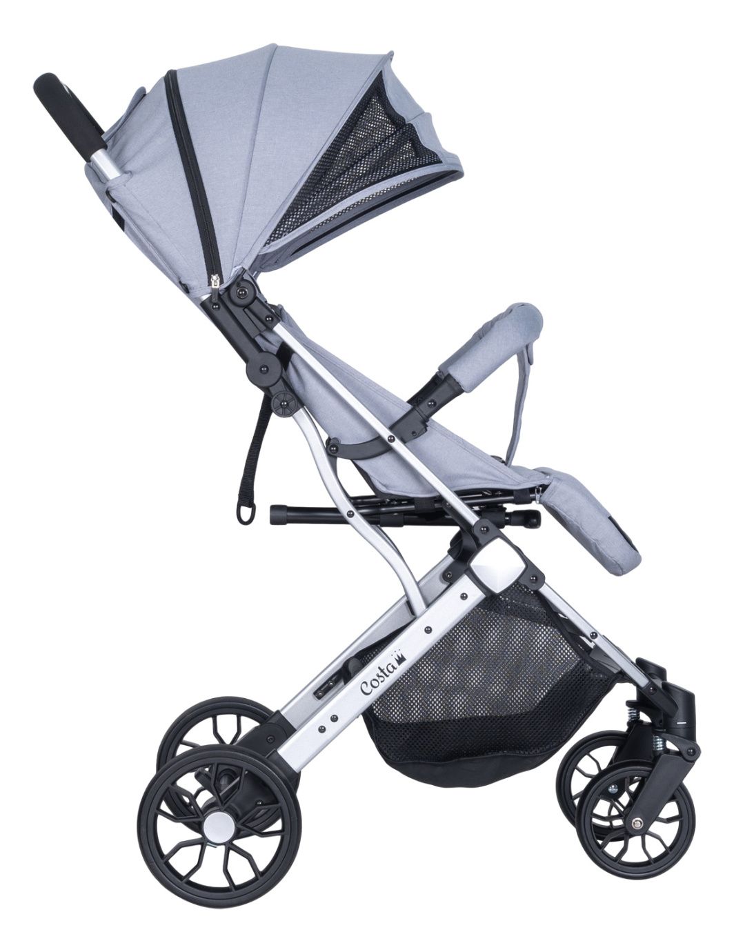 Коляска детская прогулочная COSTA Linda Silver