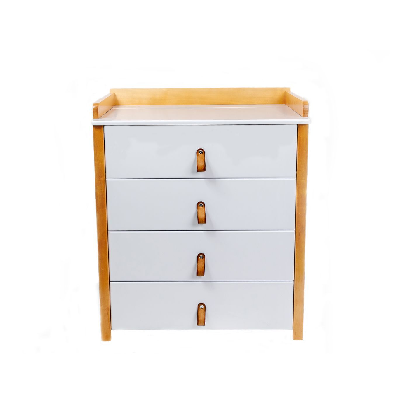 Пеленальный комод Massimo Белый/Натуральный