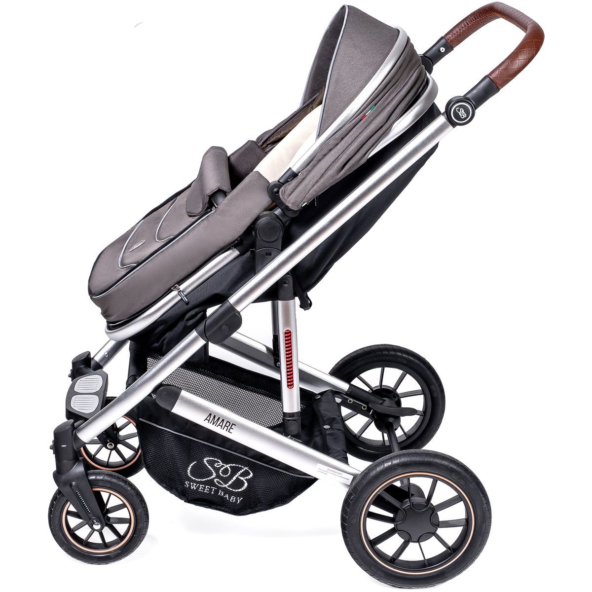Коляска-трансформер Amare Brown