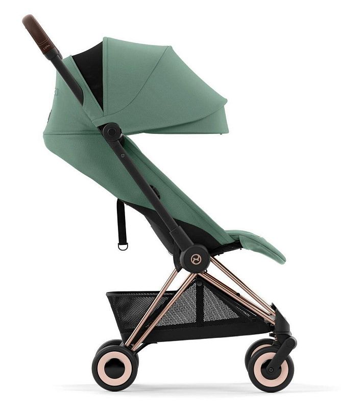 Coya Rosegold Leaf Green с дождевиком