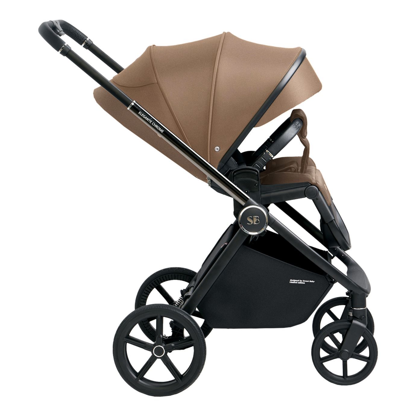 Прогулочная коляска Elegante Chrome Brown
