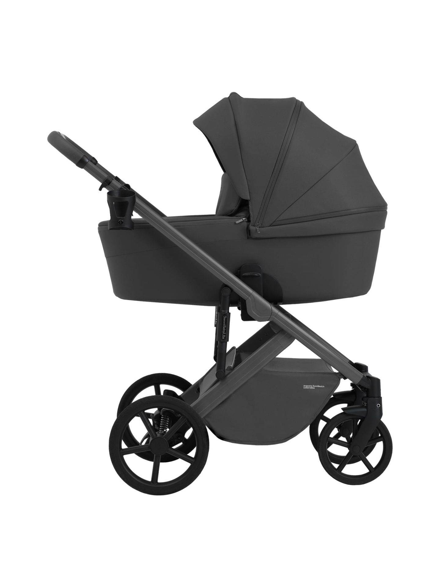 Коляска 2в1 SBL Dolce Dark Grey