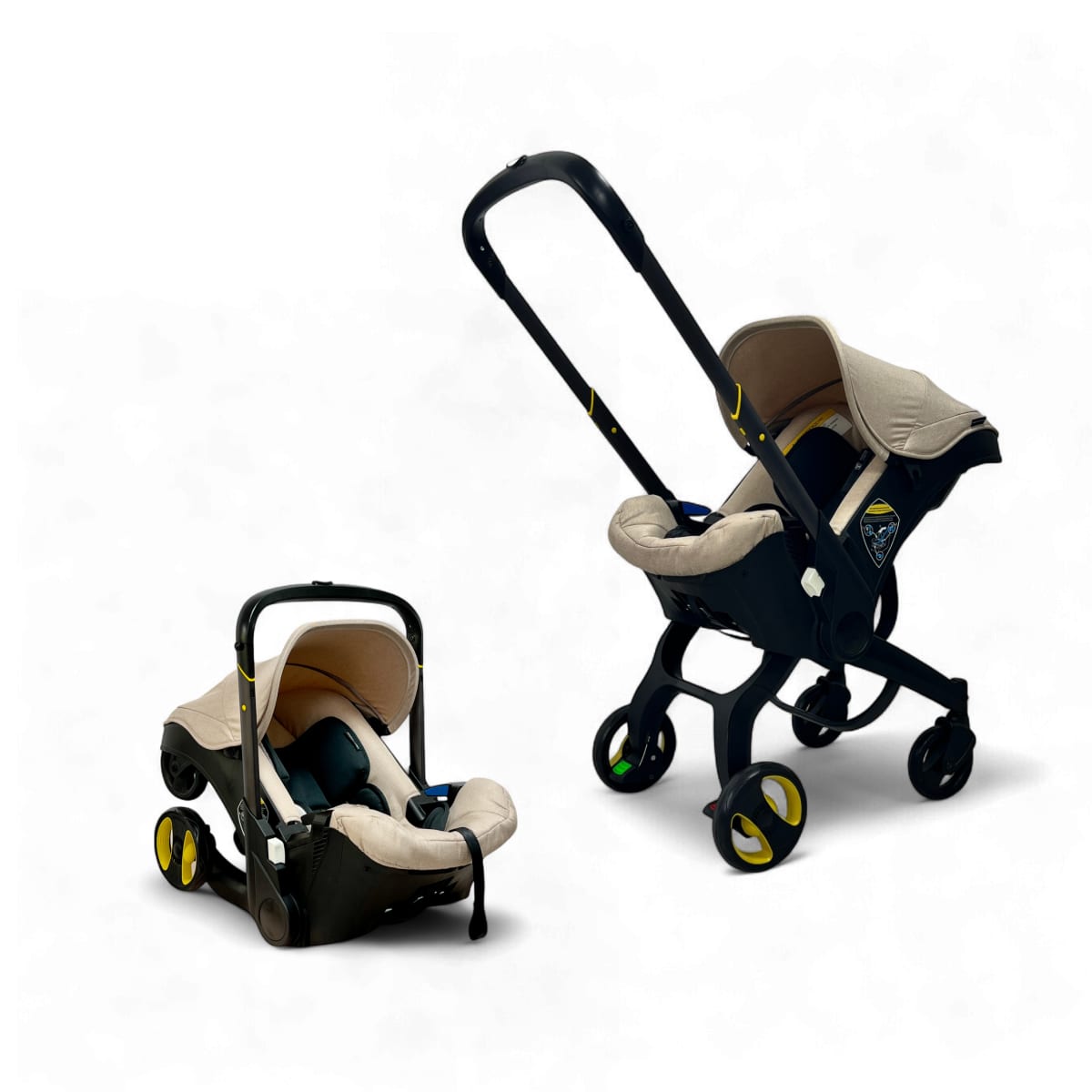 Коляска-автокресло BubaGO Mirco 4в1 beige