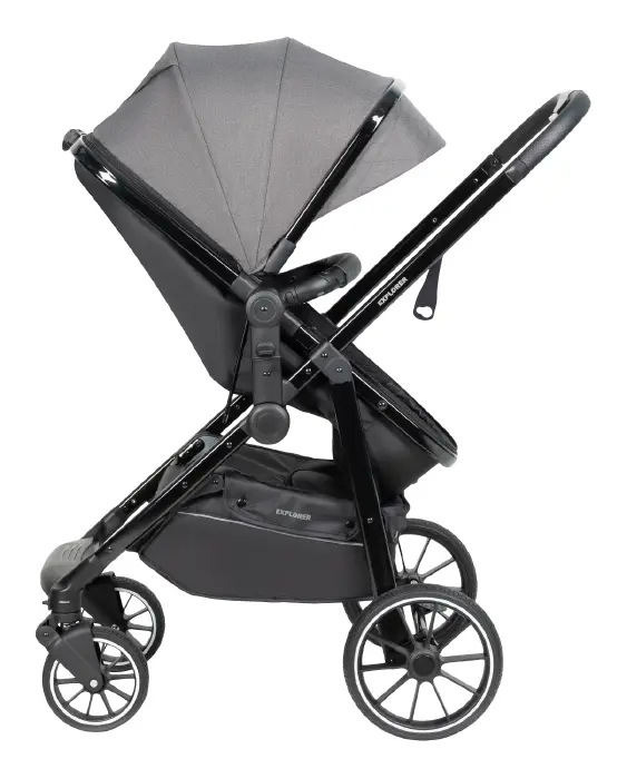 Коляска трансформер EXPLORER серый