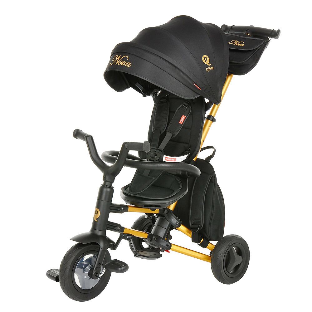 Велосипед трехколесный Qplay S700-13 Nova+ Black (Rub/Gold)