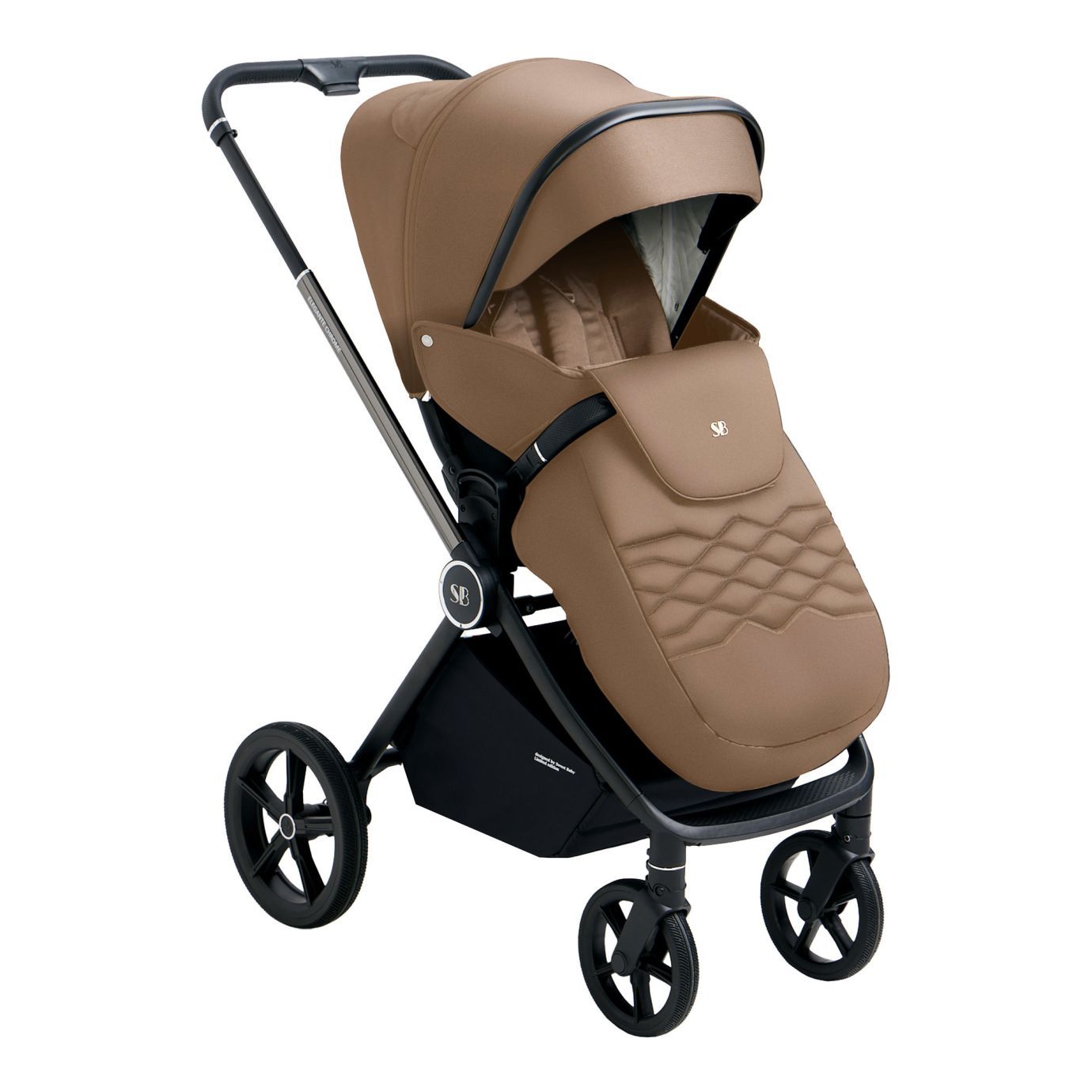 Прогулочная коляска Elegante Chrome Brown