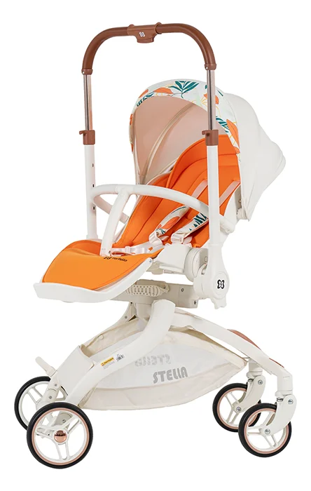 Коляска детская Stella идеальный белый