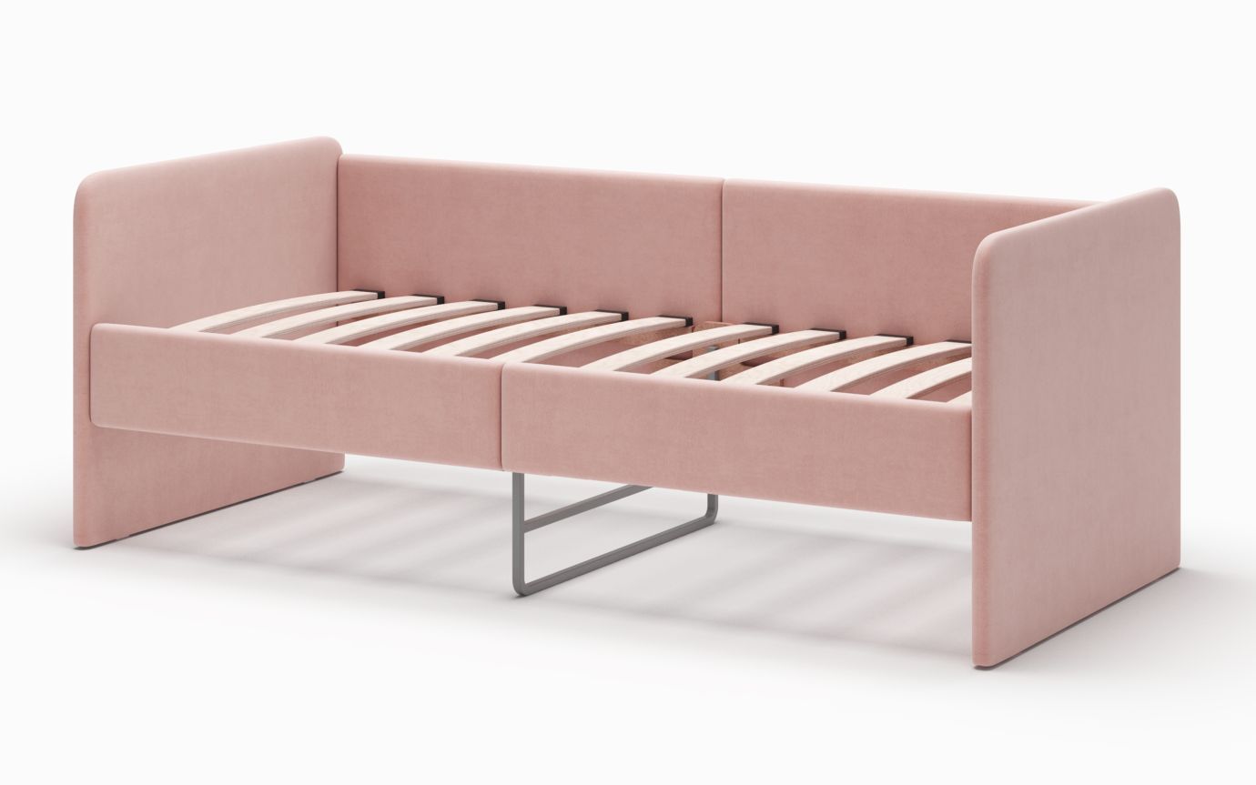 Кровать-диван "Donny" розовый