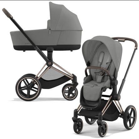 Cybex Priam IV коляска 2 в 1 Grey рама gold