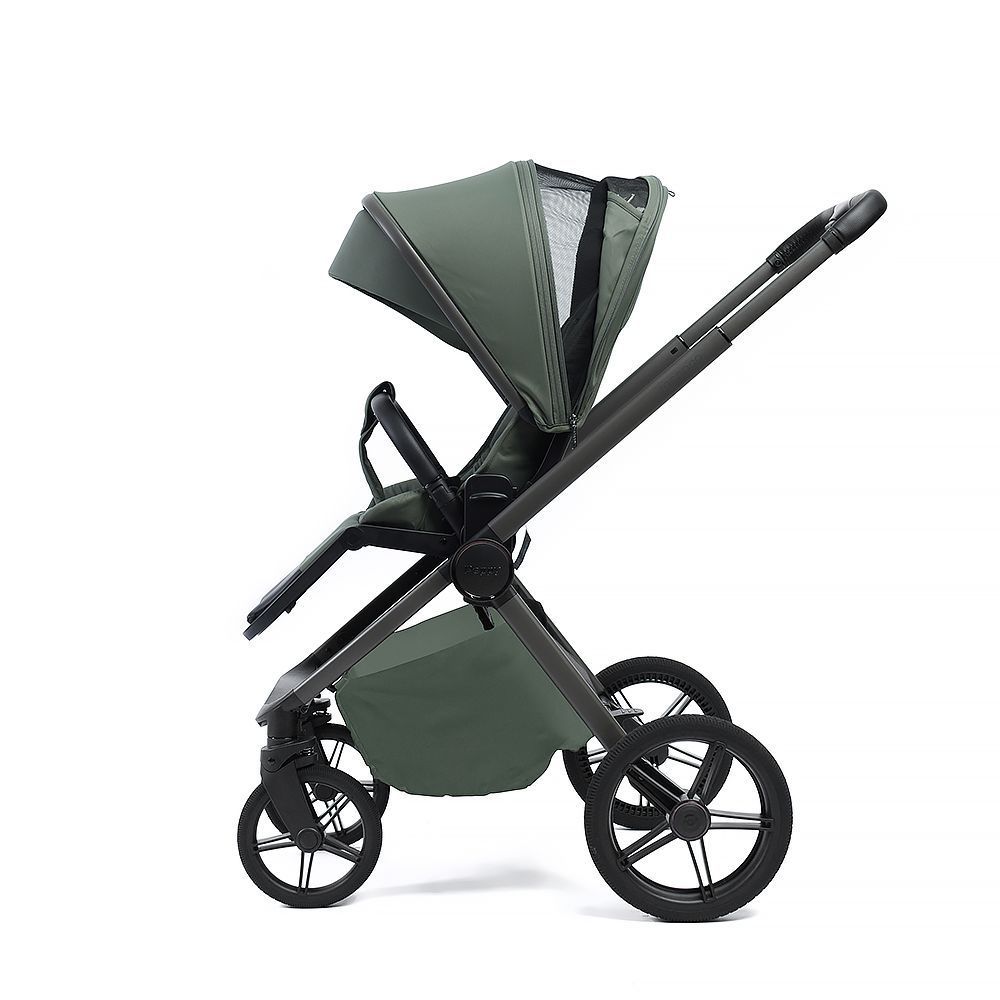 Коляска 2в1 Peppy Monaco Plus Oliva Green (рама серая)