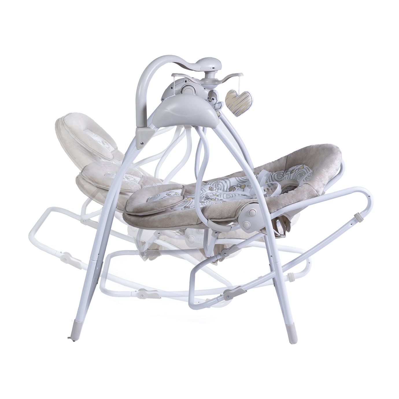 Электрокачели 2в1 Sweet Baby Pure Pinguino Crema