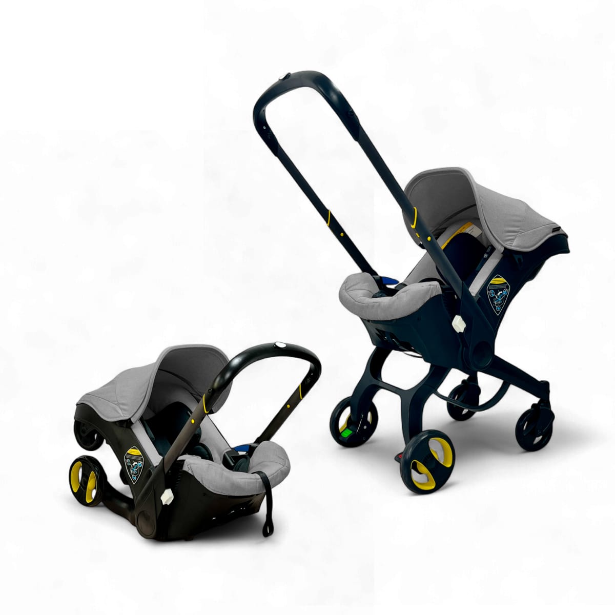Коляска-автокресло BubaGO Mirco 4в1 grey