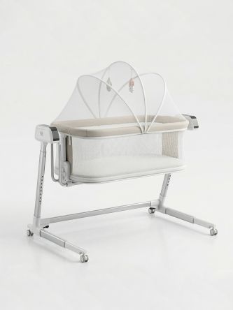Колыбель приставная Sweet Baby Comfort белая/ бежевая
