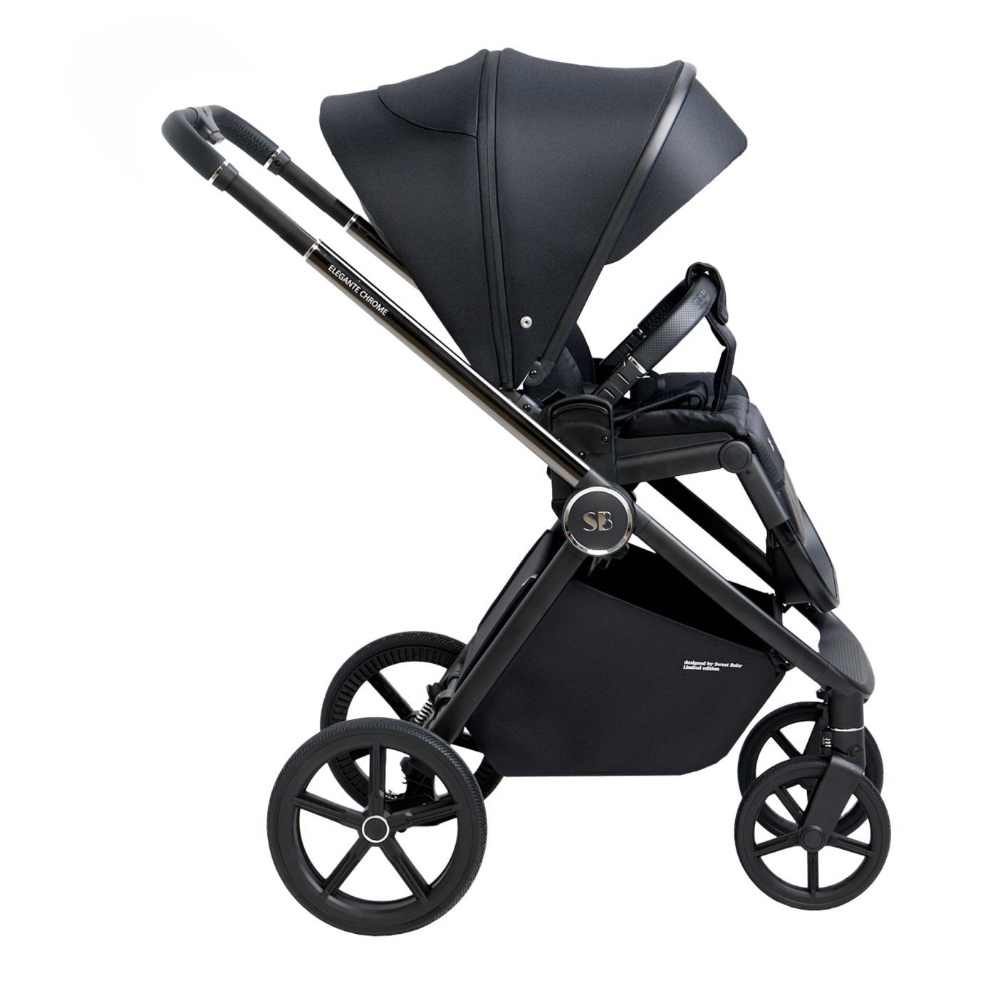 Прогулочная коляска Elegante Chrome Black