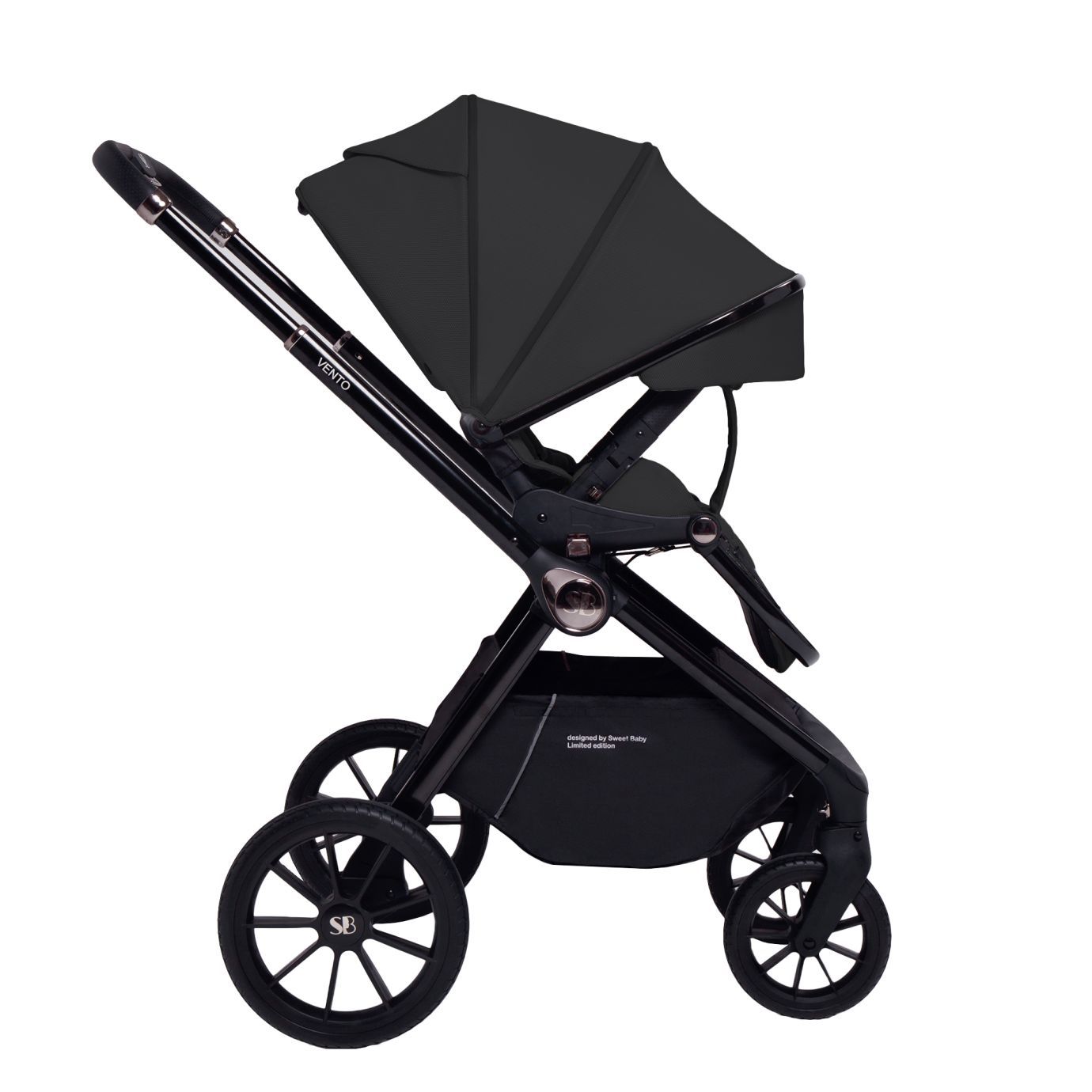 Коляска 3в1 Sweet Baby Vento Black