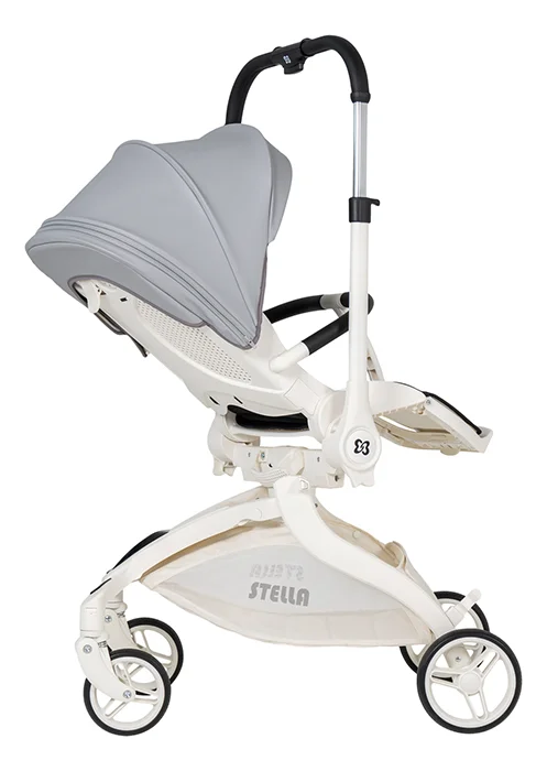 Коляска детская Stella уникальный серый